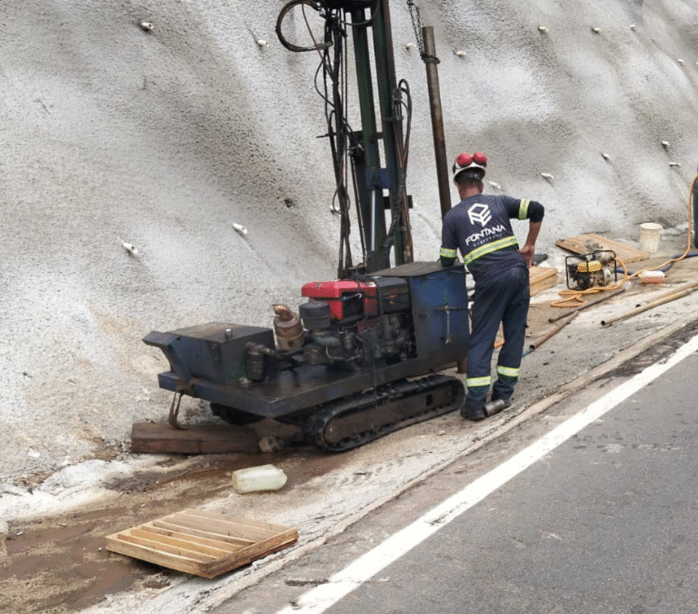 estudo do solo sondagem obras de duplicação sondagem mista rotativa rocha bento gonçalves veranóplis serra gaúcha rio grande do sul