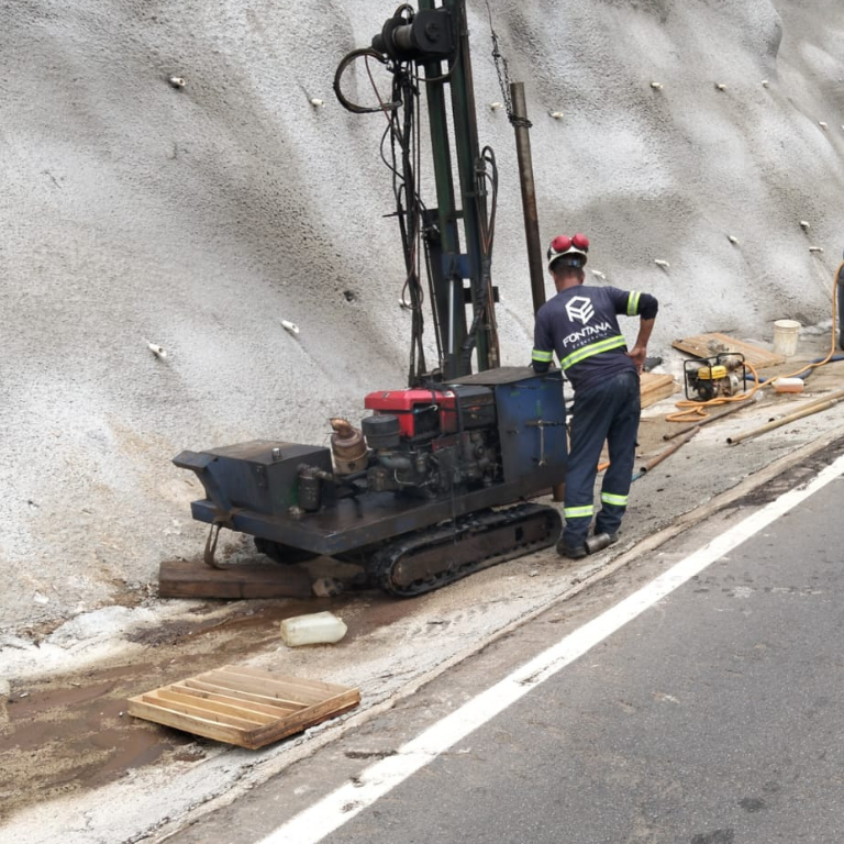 estudo do solo sondagem obras de duplicação sondagem mista rotativa rocha bento gonçalves veranóplis serra gaúcha rio grande do sul