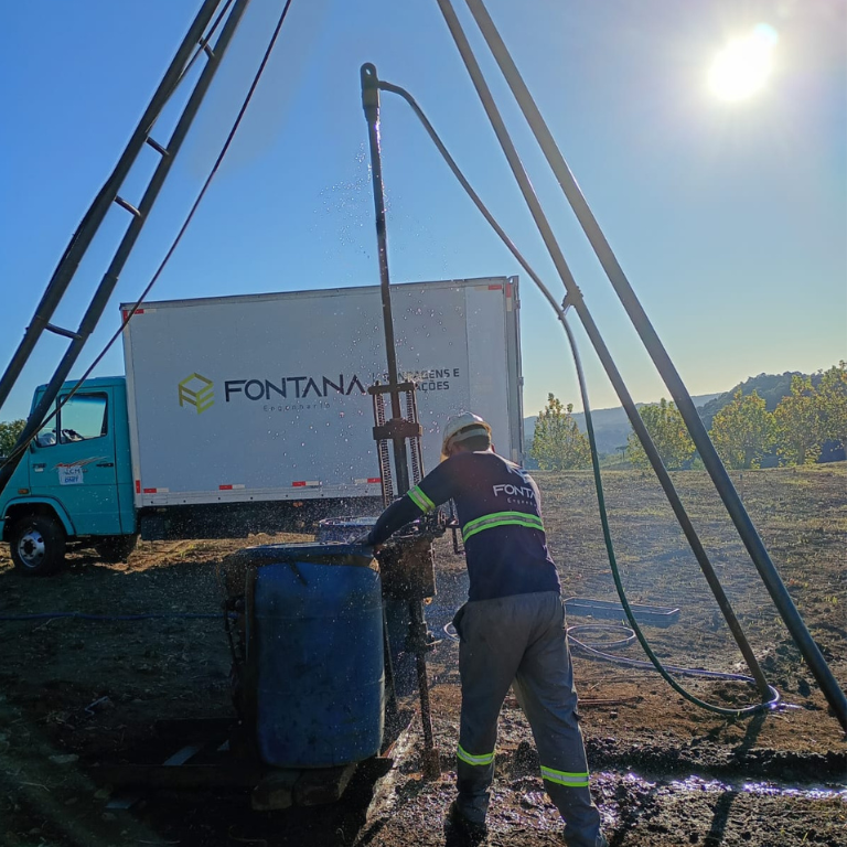 sondagem mista rotativa em rocha em bento gonçalves caxias do sul farroupilha