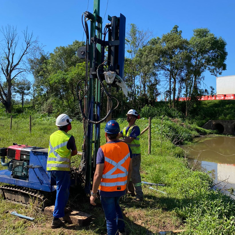 sondagem rotativa para rodovias execução de plano de sondagens santa maria santa cruz